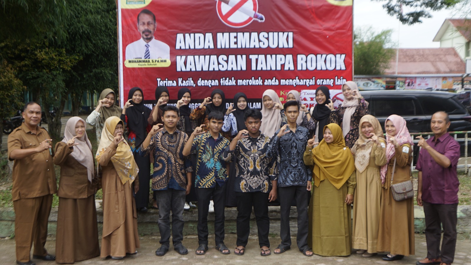 Kunjungan Dinas Kesehatan (DINKES) Aceh Tamiang dalam Sosialisasi Bahaya Rokok